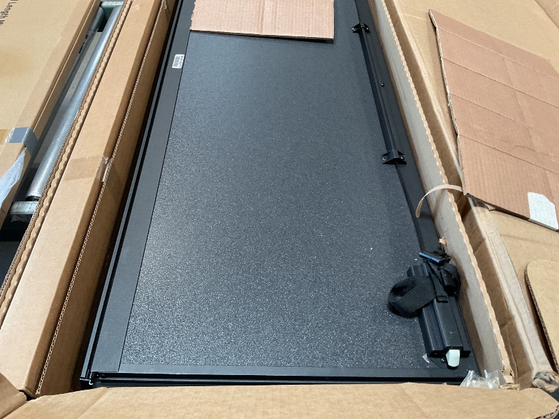 Photo 1 of ***FOR PARTS/ MISSING ASSEMBLY PIECES/ UNSURE OF STYLE TRUCK IT FITS***RealTruck BAK BAKFlip MX4 Hard Folding Truck Bed Tonneau Cover | 448227RB | Fits 2019-2026 Ram 1500 (New Body Style) w/RamBox w/or w/o Multifunction TG 5' 7" Bed (66.75")