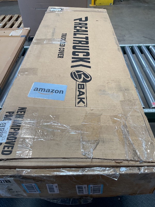 Photo 1 of ***FOR PARTS/ MISSING ASSEMBLY PIECES/ UNSURE OF STYLE TRUCK IT FITS***RealTruck BAK BAKFlip MX4 Hard Folding Truck Bed Tonneau Cover | 448227RB | Fits 2019-2026 Ram 1500 (New Body Style) w/RamBox w/or w/o Multifunction TG 5' 7" Bed (66.75")