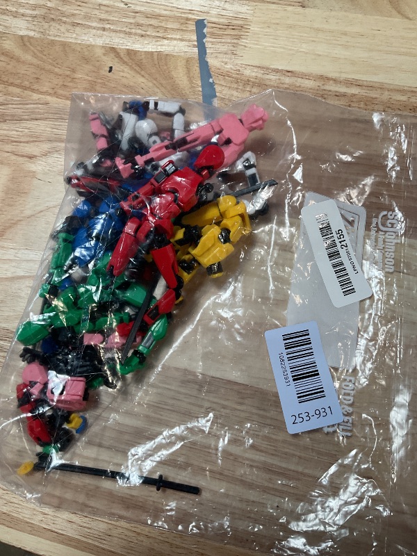 Photo 1 of **BROKEN PIECES*** VZNYBL (Assembly Completed) 6 Packs Titan13 Action Figure, Dummy 13 3D Printed Action Figure Toy Gifts for Kids, Robot 13 ActionFigure Full Body Mechanical Doll Christmas Birthday Gift for Boys Girls