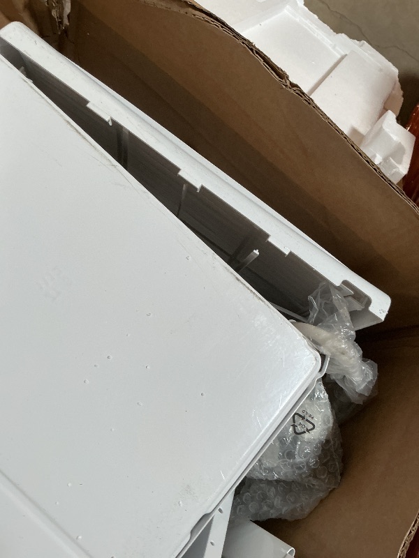 Photo 1 of **scrapes/loose cover**Keystone 10,000 BTU Slider Window Air Conditioner and Dehumidifier, 115V Air Conditioner Window Unit for Bedroom, Living Room, and Small-Medium Sized Rooms up to 450 Sq.Ft, 4-Way Air Direction Control