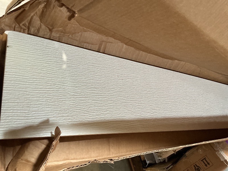 Photo 1 of **dirt/scrapes**9 1/4"H x 5/8"P x 96"L, TrueCraft PVC S4S Board, White