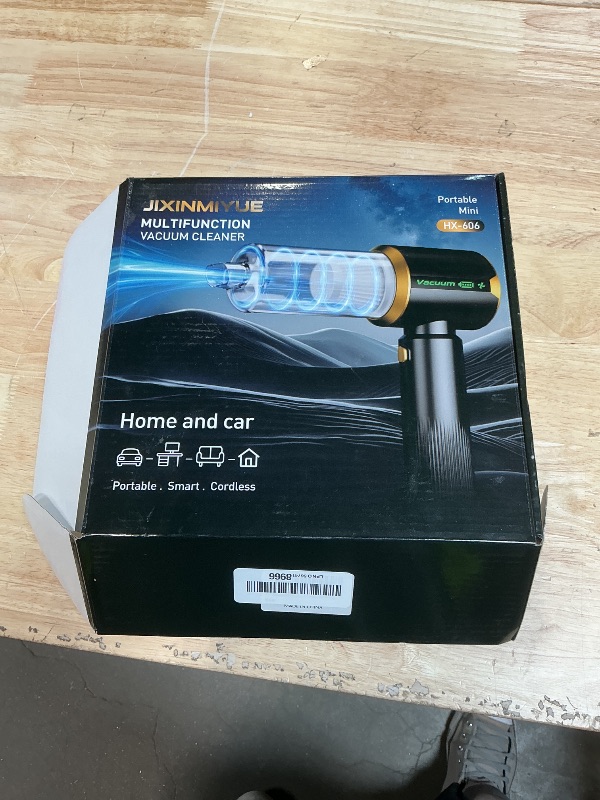 Photo 1 of *** RECOMENDED FOR PARTS/ BATTERY HAS ISSUES STAYING CHARGED*** JIXINMIYUE Cordless Car Vacuum Cleaner: Handheld Vacuum witH Strong Suction, & HEPA Filter,  Cleaning Kit, Type-C Charging for Home Office Car