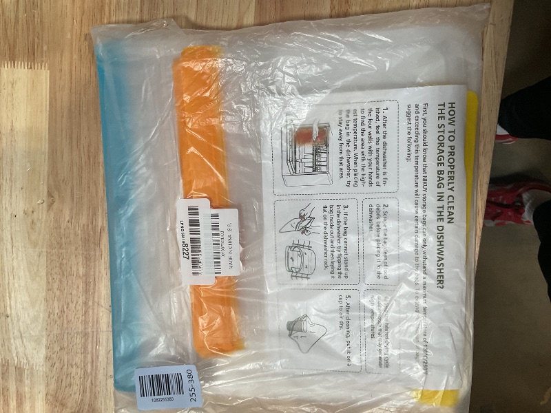 Photo 1 of 10 Pack Dishwasher Safe Reusable Bags, Leakproof Reusable Freezer Bags, BPA Free Food Storage Bags for Lunch Marinate Food Travel - 3 Gallon 3 Snack 4 Sandwich Bags