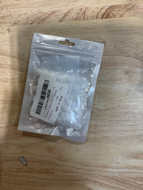 Photo 1 of 150 Pcs Screw Cap Covers, 12mm Screws Caps White Waterproof Self Tapping Cap Decorative Plastic Screws Caps for Diameter 7-8mm Self Tapping