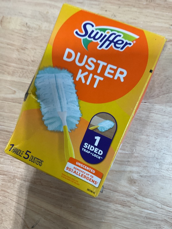 Photo 1 of **PRE- OPENED*** Swiffer Dusters Starter Kit, Kit Includes 1 Handle and 5 Dusters