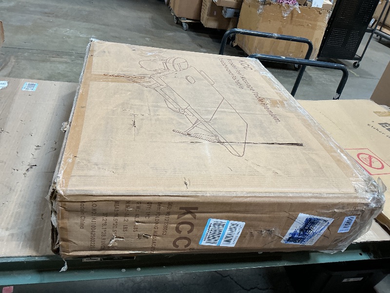 Photo 1 of ****RECOMENDED FOR PARTS HAS A BIG TEAR IN BAG AND TABLE *** KCC Memory Foam Massage Table Premium Portable Foldable Massage Bed Height Adjustable, 84 Inches Long 28 Inchs Wide Home Salon Spa Bed Tattoo Table with Accessories &Carrying Case, Easy Set Up