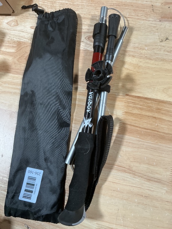 Photo 1 of ***PARTS ONLY***NON FUNCTIONAL***A ALAFEN Aluminum Collapsible Ultralight Travel Trekking Hiking Pole for Men and Women (Fits 5'3" - 6'2"), Single Pole (1 Pack), Blue