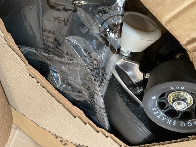 View 2 of **size 12**Chicago Quad Roller Skates for Women & Men – Durable, Top Performance Indoor/Outdoor Use or Roller Derby - Classic Deluxe Leather High-Top Boots with 60mm Urethane Wheels & Semi-Precision Bearings