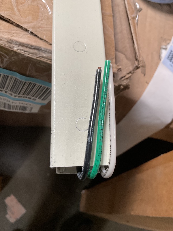 Photo 1 of **scratches**Legrand - Wiremold Wall Mount Power Strip, Ivory Under Counter Power Strip, 3 Foot Steel Kitchen Power Strip, 6 Outlet Power Strip to Use as Cable Management Power Strip, V20GB306