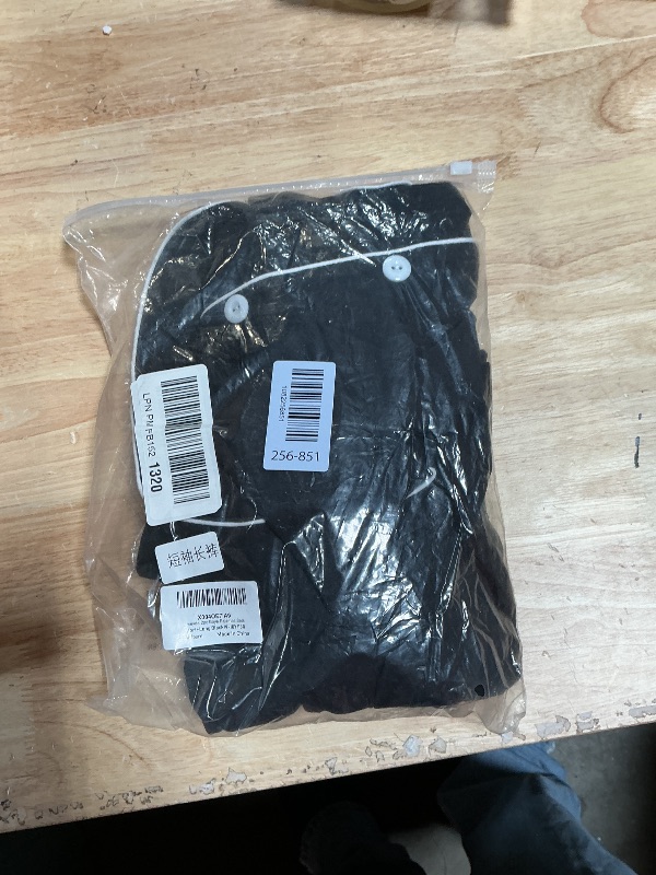 Photo 1 of ***MATERIAL IS SLIGHLTY ROUGH*** Umeyda Boys Pajamas, Short Sleeve and Long Pants, 2 Pcs PJ Set Kid Sleepwear Button-Up Classic & Comfy Jammies Black, for Ages 9-10 Years = Tag 150