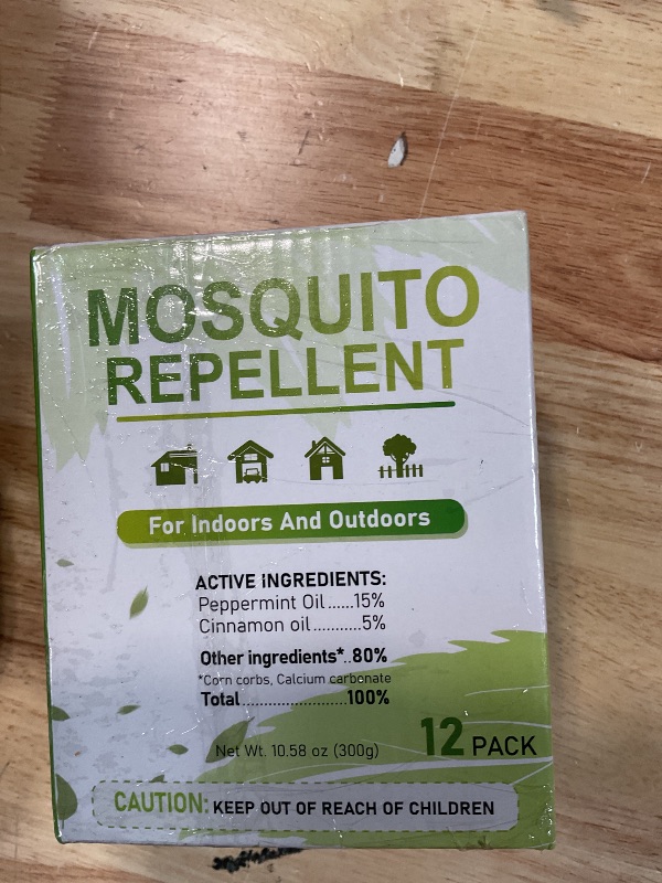 Photo 1 of 12 Pack Mosquito Repellent, Mosquito Repellent Outdoor Patio Powerful, Mosquites Deterrent for Yard, Camping,Hiking, Picnicking Child&Pets Friendly