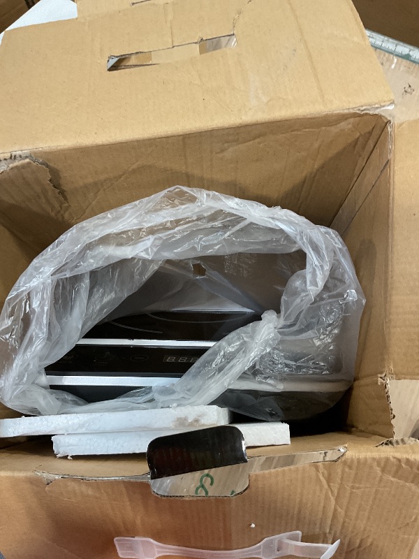 Photo 1 of **HAS BURN DAMAGE*** Rosewill Induction Cooker 1800 Watt, Induction Cooktop, Electric Burner with Stainless Steel Pot 10" 3.5 QT 18-8, RHAI-13001
