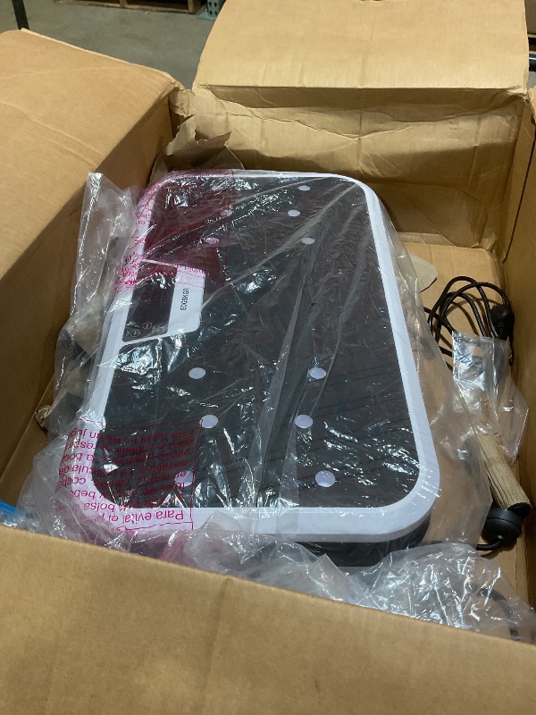 Photo 1 of ***MISSING REMOTE***Linear Vertical Vibration Plate Exercise Machine, 50?60Hz Whole Body Platform w/ Push?Up Handles, 120 Speeds, 3mm Amplitude for Bone Strength, Lymphatic Drainage & Muscle Recovery, 330lbs Capacity