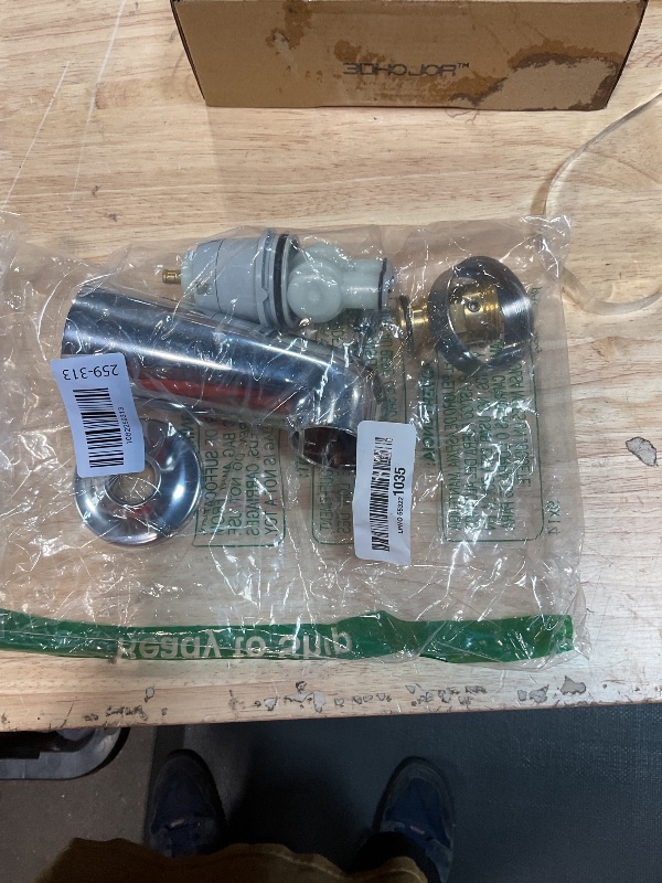 Photo 1 of ***MISSING PARTS***Delta Faucet Modern Chrome Tub Shower Faucet Set, Shower Trim Kit, Shower Fixtures, Bathtub Faucet Set, Shower Handle, Chrome T14459-LHD-PP (Shower Head and Valve Not Included)