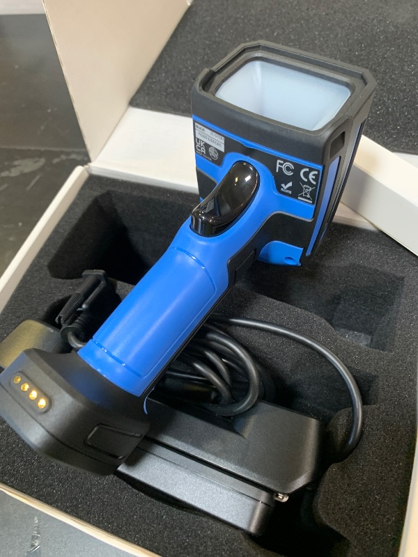 Photo 1 of NETUM Ultra-Rugged Industrial Barcode Scanner Wireless DPM, 2D QR Code Scanner with Charging Stand, IP67 Waterproof and Dustproof, Support USB HID, RS232, Bluetooth Data Transmission -GY80U