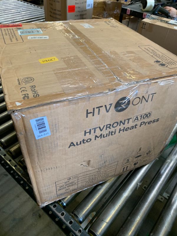 Photo 1 of HTVRONT Auto Heat Press Machine - A100 3 in 1 Auto Heat Press 12X10 with Adjustable Pressure, Heats Up Fast & Evenly Sublimation Heat Press Machine for T Shirts, Mugs and Hats