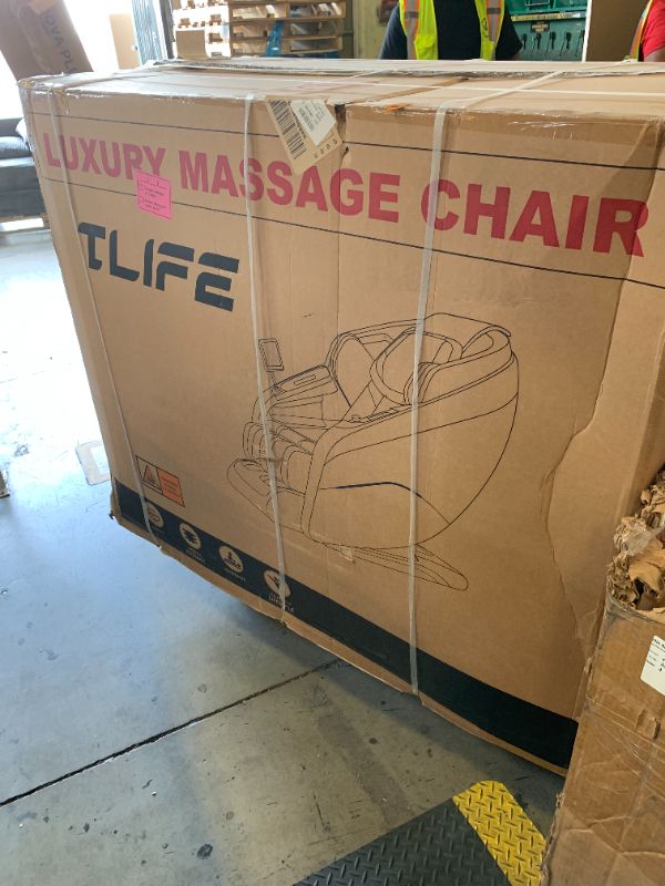 Photo 1 of TLIFE Massage Chair Full Body, 160°Zero Gravity Recliner with Body Scan, 50" SL-Track Shiatsu Massage Chair, Fixed Point Massage, Foot Rollers, 12 Auto Modes, Heating, Deep Yoga Stretch, Grey