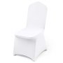 Photo 1 of VEVOR Stretch Spandex Folding Chair Covers, Universal Fitted Chair Cover, Removable Washable Protective Slipcovers, for Wedding, Holiday, Banquet, Party, Celebration, Dining (100PCS White)