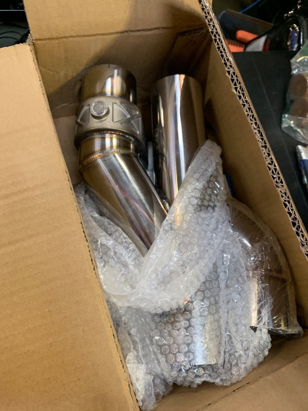 Photo 1 of 2.5 Inch Electric Exhaust Cutout with Elbow Valved Muffler Valvetronic Exhaust Valve Kit