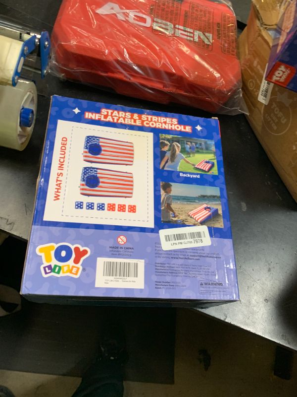 Photo 1 of TOY Life 2 Sets Inflatable Pool Games Toys, Pool Cornhole Game Floating Toys for Adults Kids Family, Water Games for Adults, 4th of July American Flag Bean Bag Toss Game for Swimming Pools Party