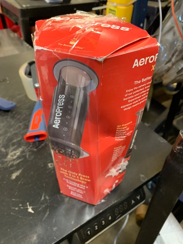 Photo 1 of AeroPress Original XL Coffee Press, All-in-One Large French Press, Pour-Over & Espresso Style Manual Brewer, 2 Min Brew for Less Bitterness, More Flavor, Portable Coffee Maker, Travel & Camping