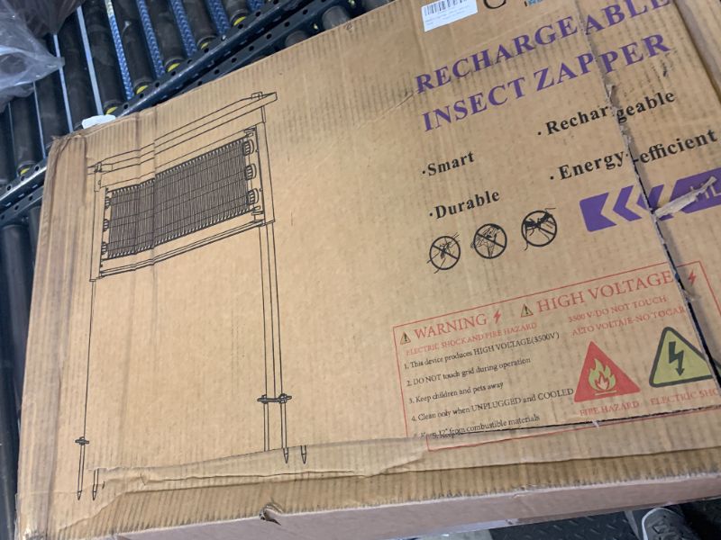 Photo 1 of Heavy-Duty Large Solar Bug Zapper Outdoor for 1/2 Acre with 40W Solar Panel