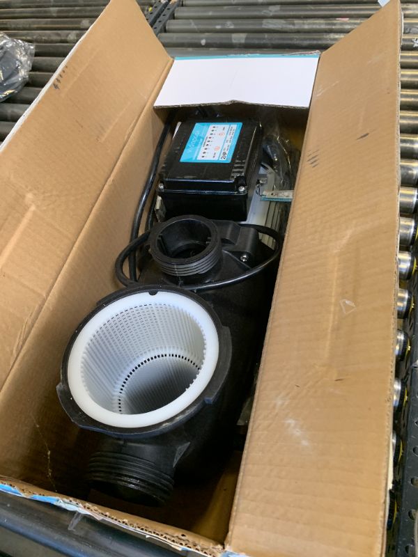 Photo 1 of Vidapool 2HP In/Above Ground Pool Pump with Timer 8120GPH High Flow 220V Powerful Self Primming Swimming Pool Pumps with Filter