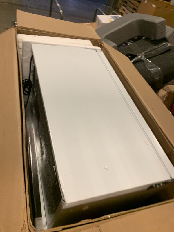 Photo 1 of Frigidaire Retro Compact Fridge with Chiller, 3.2 cu ft Countertop Fridge with Built-In Bottle Opener, Compact Refrigerator for Office, Bedroom, Dorm Room or Cabin - 18.7"D x 19.01"W x 33.27"H (White)