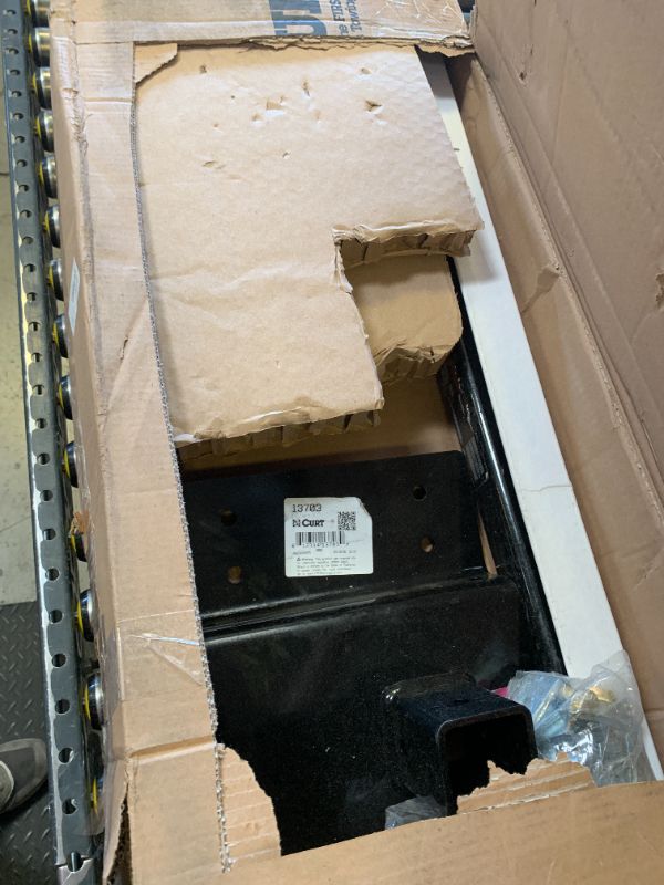 Photo 1 of CURT 13703 Adjustable RV Trailer Hitch, 2 Inch Receiver, Fits Camper and Motorhome Frames up to 72 Inches Wide, 3,500 lbs GTW, 350 lbs TW