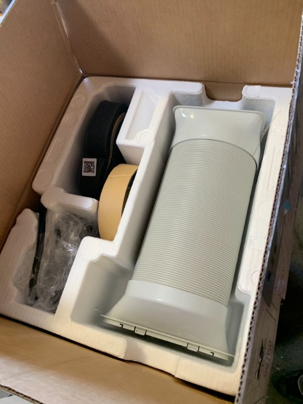 Photo 1 of 14,000 BTU Portable Air Conditioner with WiFi & Remote Control, Cools Up to 700 Sq.Ft, Auto-Evaporation Low Noise Portable AC Unit for Large Room, Office, Garage, White