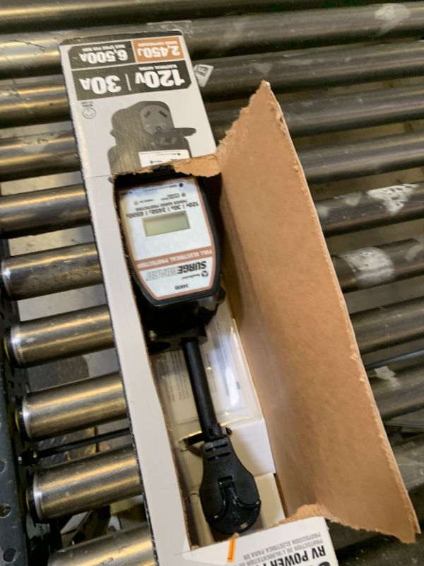 Photo 1 of Surge Guard Southwire 34930 30A - Full Protection Portable with LCD Display Black