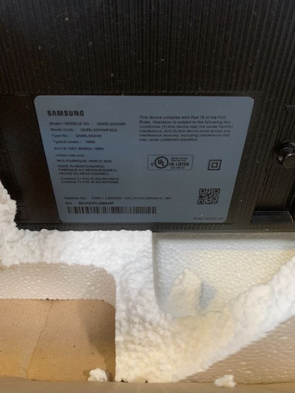 Photo 1 of Samsung 65-Inch The Frame Pro QLED Smart TV