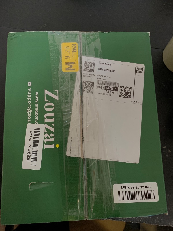 Photo 1 of zouzai 12 Pack 4 Inch 5CCT Ultra-Thin LED Recessed Ceiling Light with Junction Box, 2700K/3000K/3500K/4000K/5000K Selectable, 9W Eqv 80W, Dimmable, led can Lights - ETL and Energy Star Certified