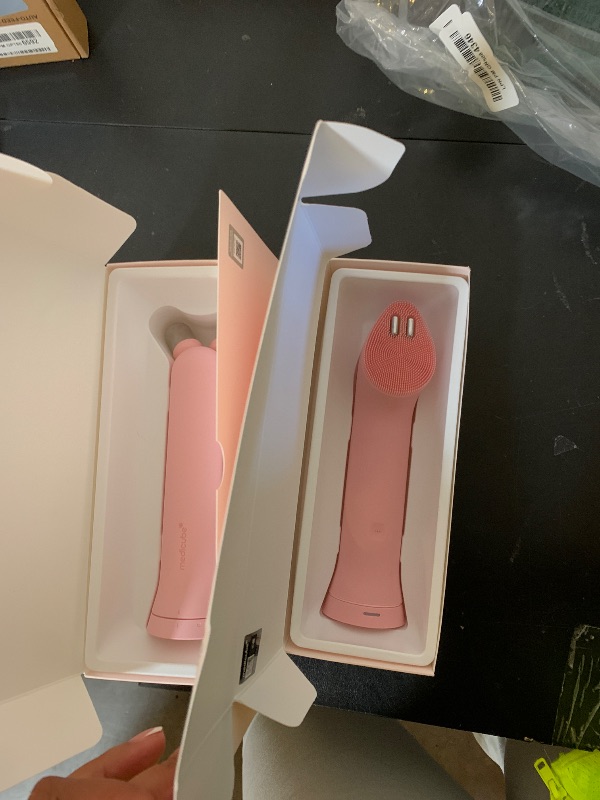 Photo 1 of medicube Mini Booster Pro Plus Full Facial Device Set | 3-in-1 Korean Facial Device for Makeup Removal & Pore Cleansing, Skin Definition & Body Care, Skincare Boost with 3 Modes | Pink