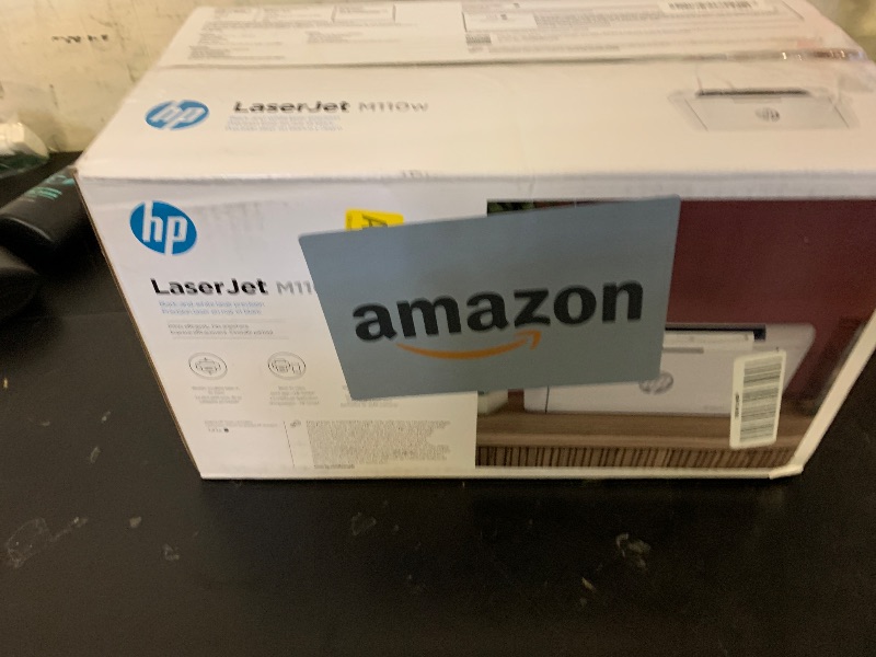 Photo 1 of HP LaserJet M110w Wireless Black & White Printer, Print, Fast speeds, Easy Setup, Mobile Printing, Best-for-Small Teams