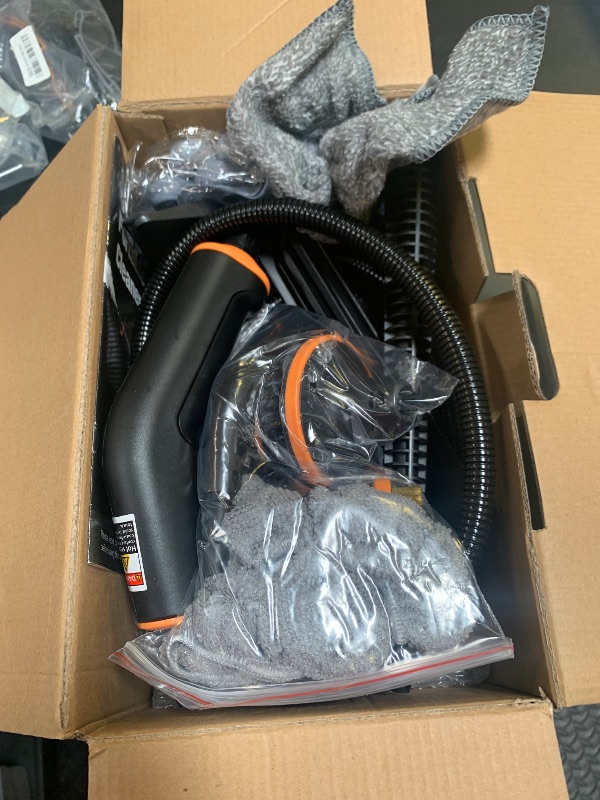 Photo 1 of Steam Cleaner, Portable Steamer for Cleaning with 16pcs Accessories, 6-Level Adjustable and 15s Heat-Up, Handheld Steam Cleaner for Home, Tile, Dirt, Grout, Grease, Car Detailing