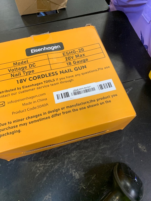 Photo 1 of Cordless 2" Brad Nailer Compatible with Dewalt 20V Battery (No Battery and Charger), 2-in-1 Electric Nail Gun, 20V Staple Gun Battery Powered with 1000 Nails for Woodworking & Home