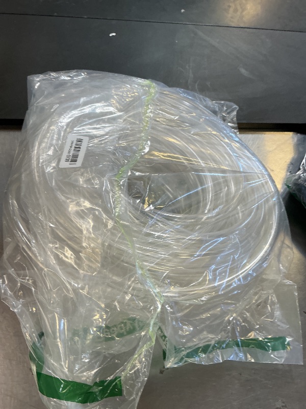 View 2 of AMZDIAI Clear Vinyl Tubing Flexible PVC Tubing, Hybrid PVC Hose, Lightweight Plastic Tube, by 1/2 Inch ID, 100-Feet Length