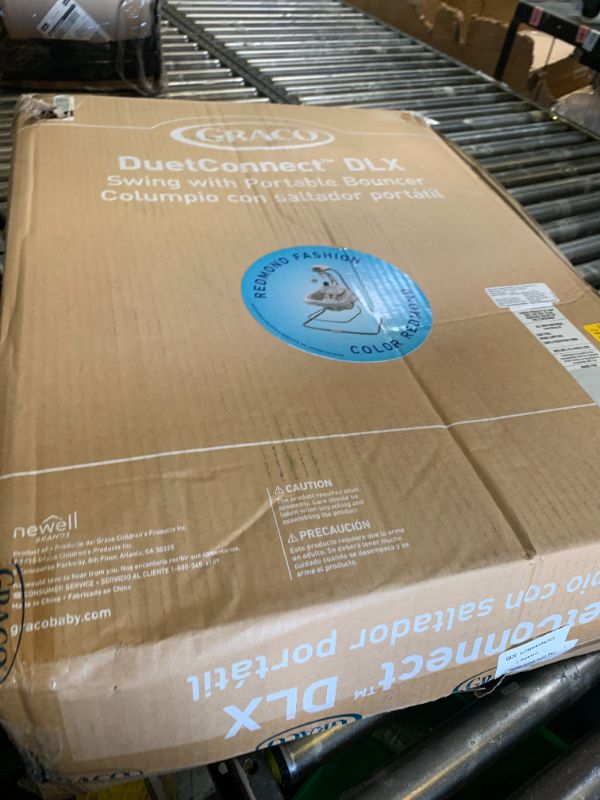 Photo 1 of Graco DuetConnect LX Portable Baby Swing and Bouncer, Multi-Direction Baby Bouncer Seat, Multiple Swing Speeds, Great Gift for New Parents, Redmond