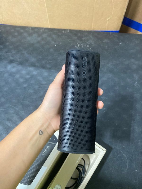 Photo 1 of Sonos Roam 2 Portable Bluetooth Speaker Black One Size