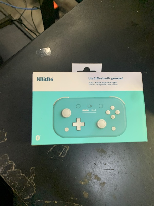 Photo 1 of 8BitDo Lite 2 Bluetooth Gamepad for Switch, Switch Lite, Android and Raspberry Pi (Turquoise)