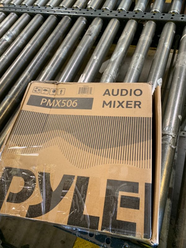 Photo 1 of Pyle 6 Channel Audio Mixer - 2 XLR Combo Mic Inputs, Bluetooth Studio Mixer/DJ Controller with DSP Digital Effects, USB-A In with MP3 Player, PC Recording, LED Level Meter, Smooth Dials and Faders