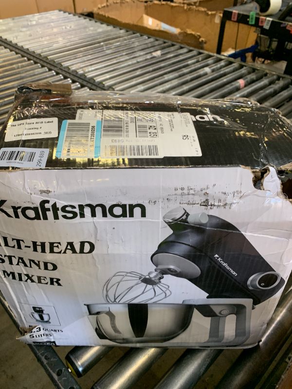 Photo 1 of Kraftsman Stand Mixer DC Motor, All Metal Heavy Duty Dough Mixer 5.3 Quart