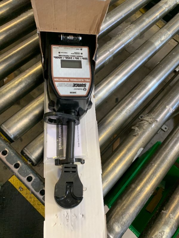 Photo 1 of Surge Guard Southwire 34930 30A - Full Protection Portable with LCD Display Black