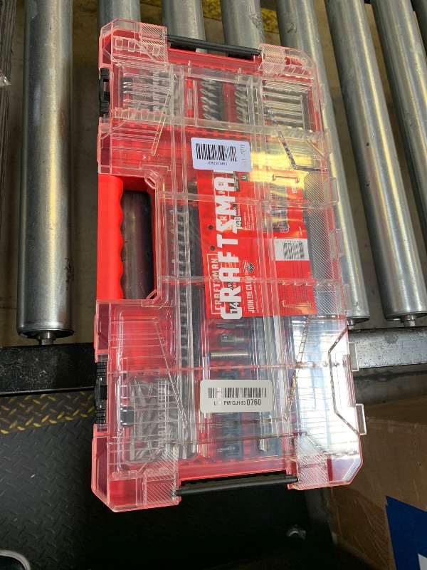 Photo 1 of CRAFTSMAN 140 Pc Impact Driver Bit Set, Steel, Black Oxide Coated Impact Drill Bit Set, Precision Machined Tips (CMAF140SET)