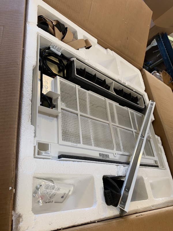 Photo 1 of LG 14,000 BTU DUAL Inverter Smart Window Air Conditioner, 115V, Cools 800 Sq. Ft. for Bedroom, Living Room, Apartment, Quiet Operation, ENERGY STAR®, works with LG ThinQ, Amazon Alexa and Hey Google