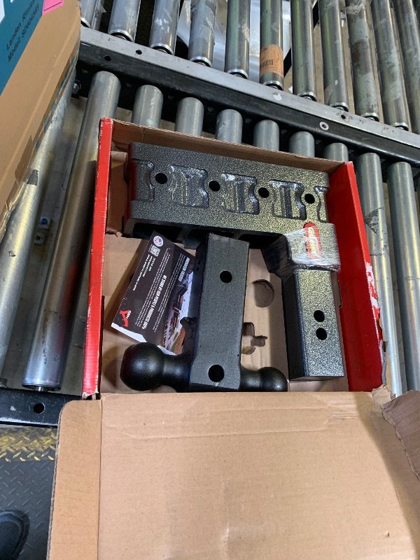 Photo 1 of GEN-Y Hitch Tow Hitch for 2.5" Receiver - 9" Drop/Rise with 4 Adjustable Positions, Includes Dual Ball Mount and Locking Pin, 21,000 lbs Towing Capacity, 3,000 lbs Tongue Weight, Silver