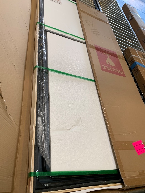 Photo 1 of LFT HUIMEI2Y Full Length Mirror, 76"x34" Black Oversized Tempered Floor Mirrors with Stand, Full Body Dressing Mirror Hanging or Leaning with Aluminum Alloy Frame Home Decor for Living Room, Bedroom (factory sealed)