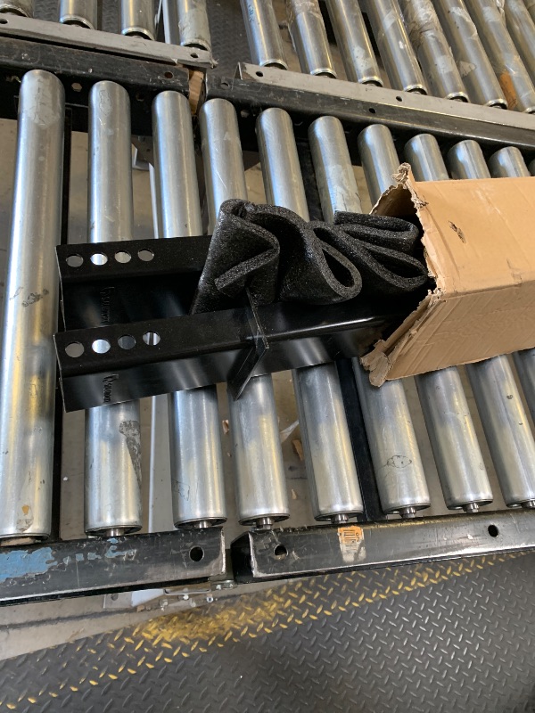 View 3 of SALUINOKI 4 Pack Upgraded 54 inch Pipe Stake Black for Flatbed Trailer with 1/2 D Ring Welded, 54 inch Flatbed Trailer Stake Side Rail
