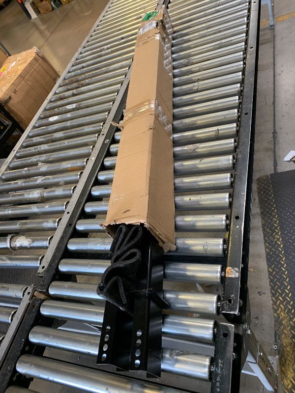 View 2 of SALUINOKI 4 Pack Upgraded 54 inch Pipe Stake Black for Flatbed Trailer with 1/2 D Ring Welded, 54 inch Flatbed Trailer Stake Side Rail